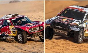 Sainz gana la etapa en coches del Dakar y Al-Attiyah queda a un paso del título