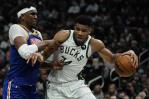 VÍDEO | Con triple doble de Antetokounmpo, Bucks arrollan a Warriors
