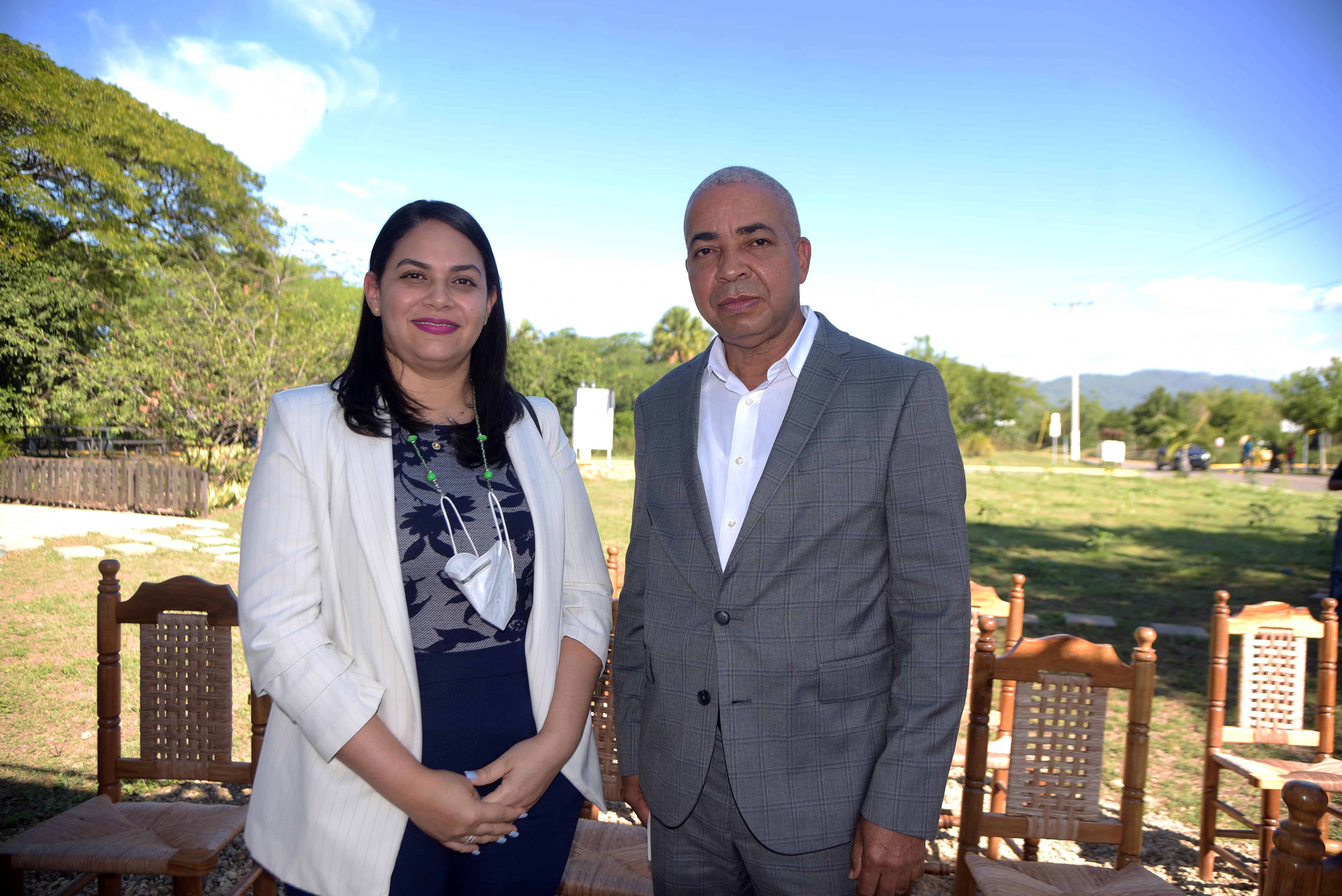 Fátima de los Santos y Pedro Suárez.

