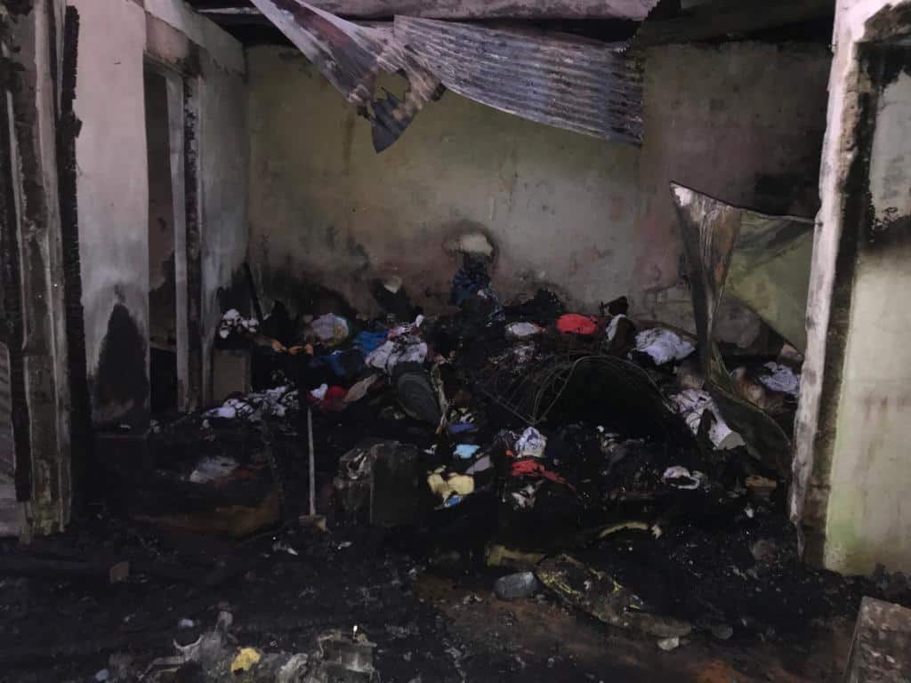 Casa donde los niños vivían 