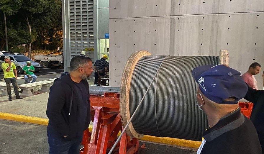 Comienzan trabajos de instalación de nuevo cable en teleférico Puerto Plata