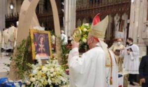 Dominicanos en Nueva York celebran misa por el día de la Virgen de la Altagracia