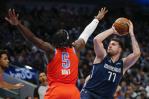 VÍDEO | Mavericks se imponen al Thunder con triple-doble de Doncic