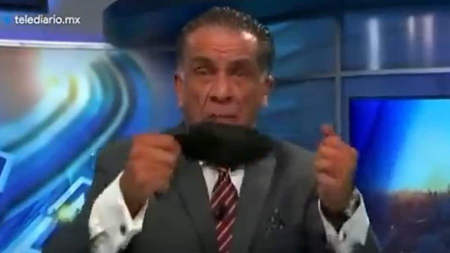 Presentador de TV explota contra los antivacunas en programa en vivo y su reacción se hace viral