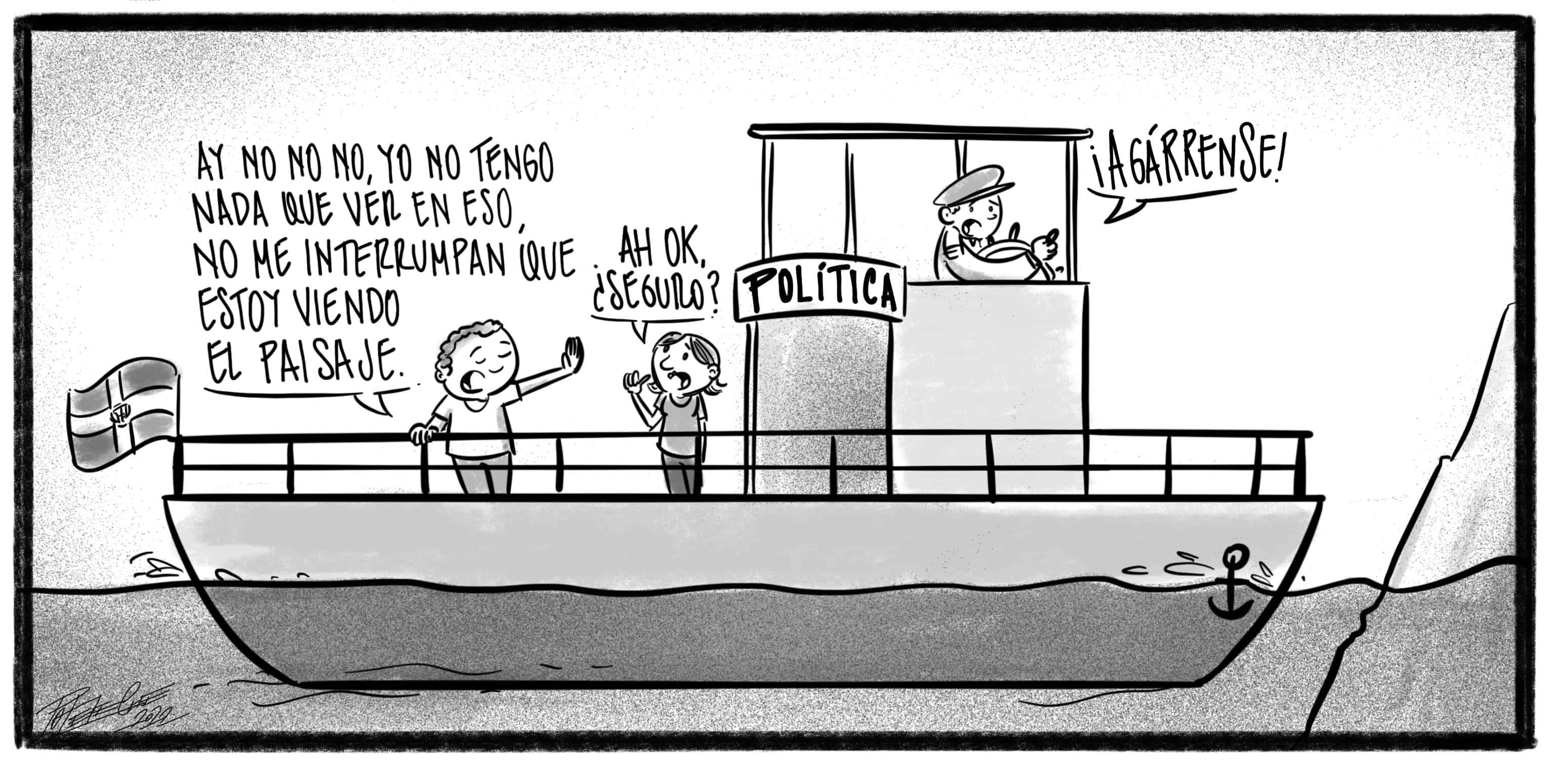 Caricatura de Noticiero Poteleche 18 enero 2022