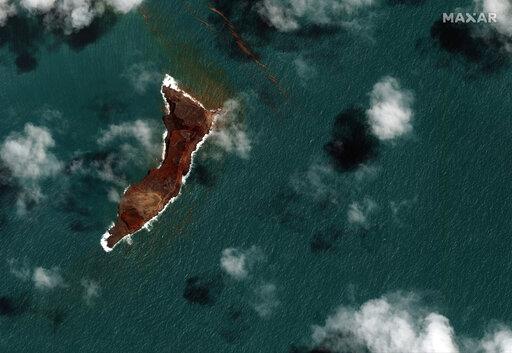 Imágenes aéreas muestran la devastación provocada por volcán en Tonga