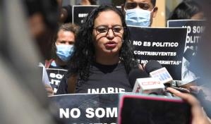 Suplidores vuelven a manifestarse en contra del Inabie por licitaciones que afirman fueron irregulares