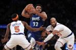 VÍDEO | Triple de Towns ayuda a Timberwolves a derrotar a Knicks VÍDEO | Triple de Towns ayuda a Timberwolves a derrotar a Knicks