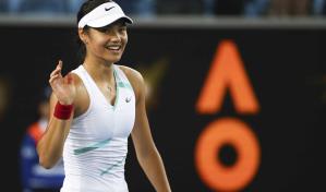 Raducanu sigue ganando y aprendiendo en el Abierto de Australia