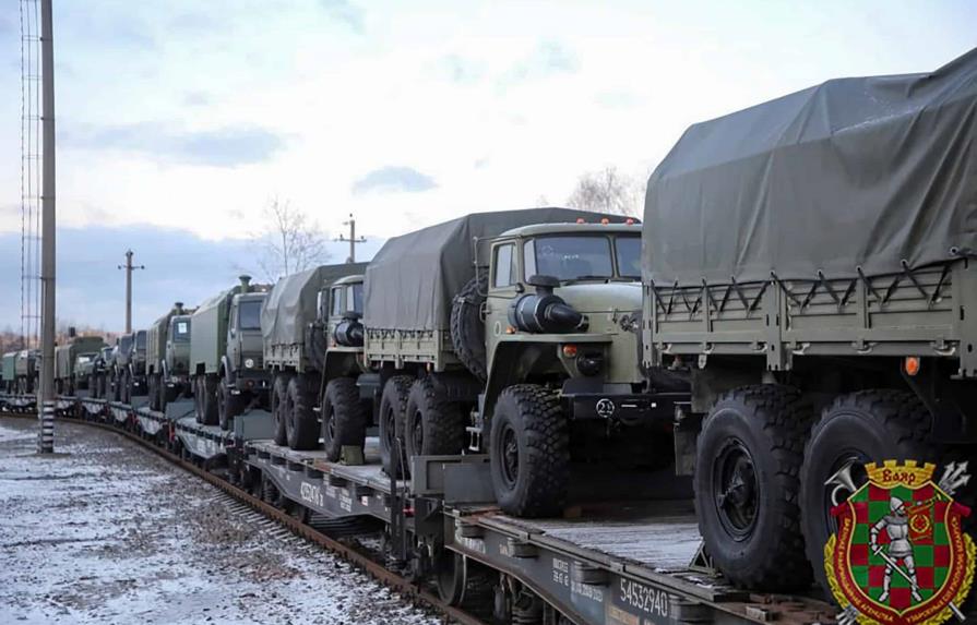 Tropas rusas llegan a Bielorrusia para maniobras criticadas por EEUU