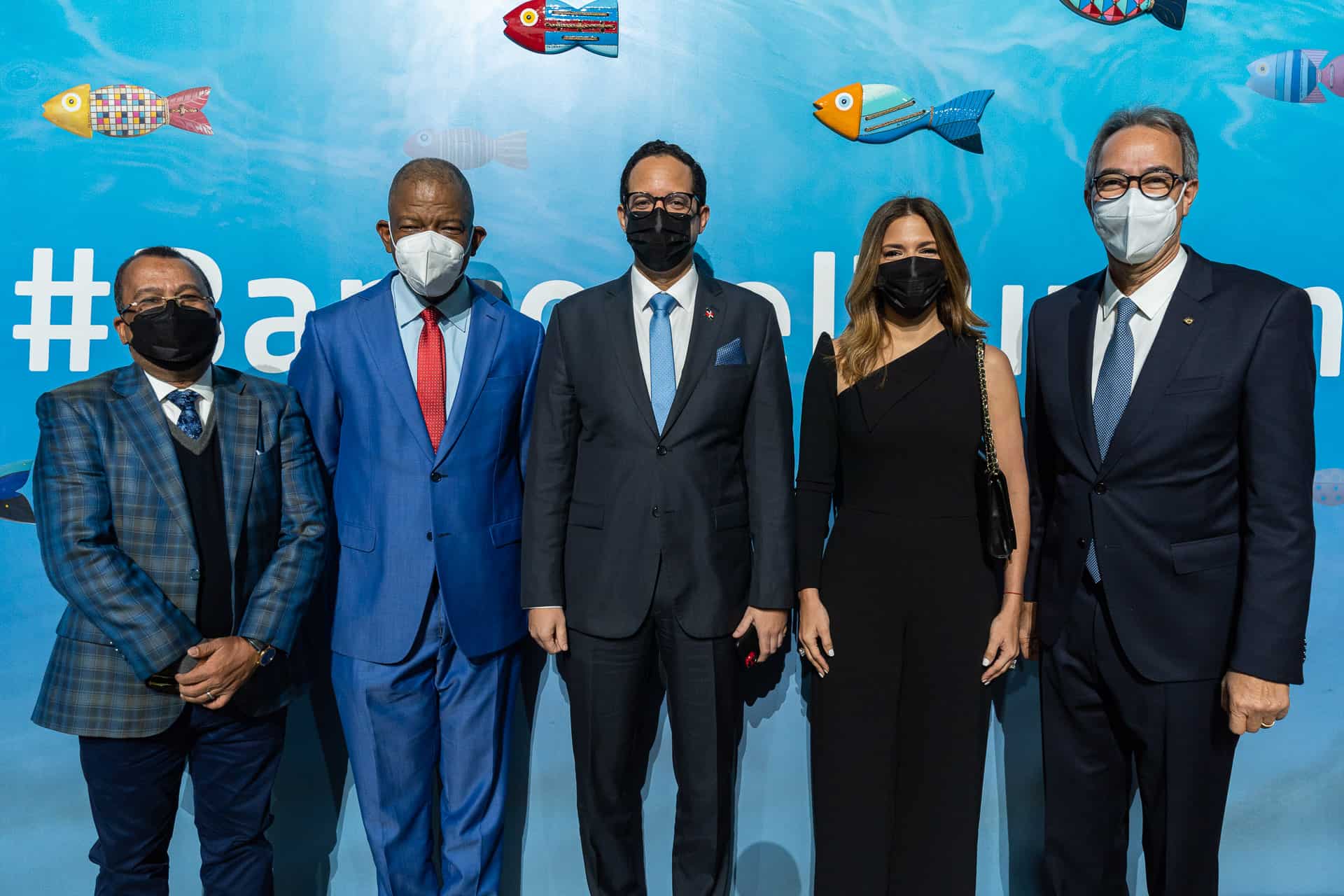Euri Cabral, Julio Martínez Pozo, Sigmund Freund, María Alejandra Tavárez y José Mármol.