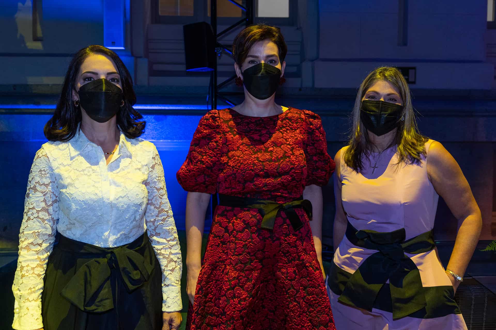 Katia Ríos, Mónica Infante y Ana Adela Vázquez.