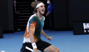 Tsitsipas se mete en cuarta ronda de Australia; cede un set ante Paire