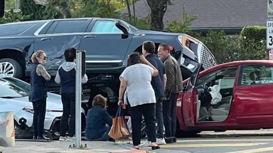 Schwarzenegger se ve implicado en un accidente viario múltiple en Los Ángeles