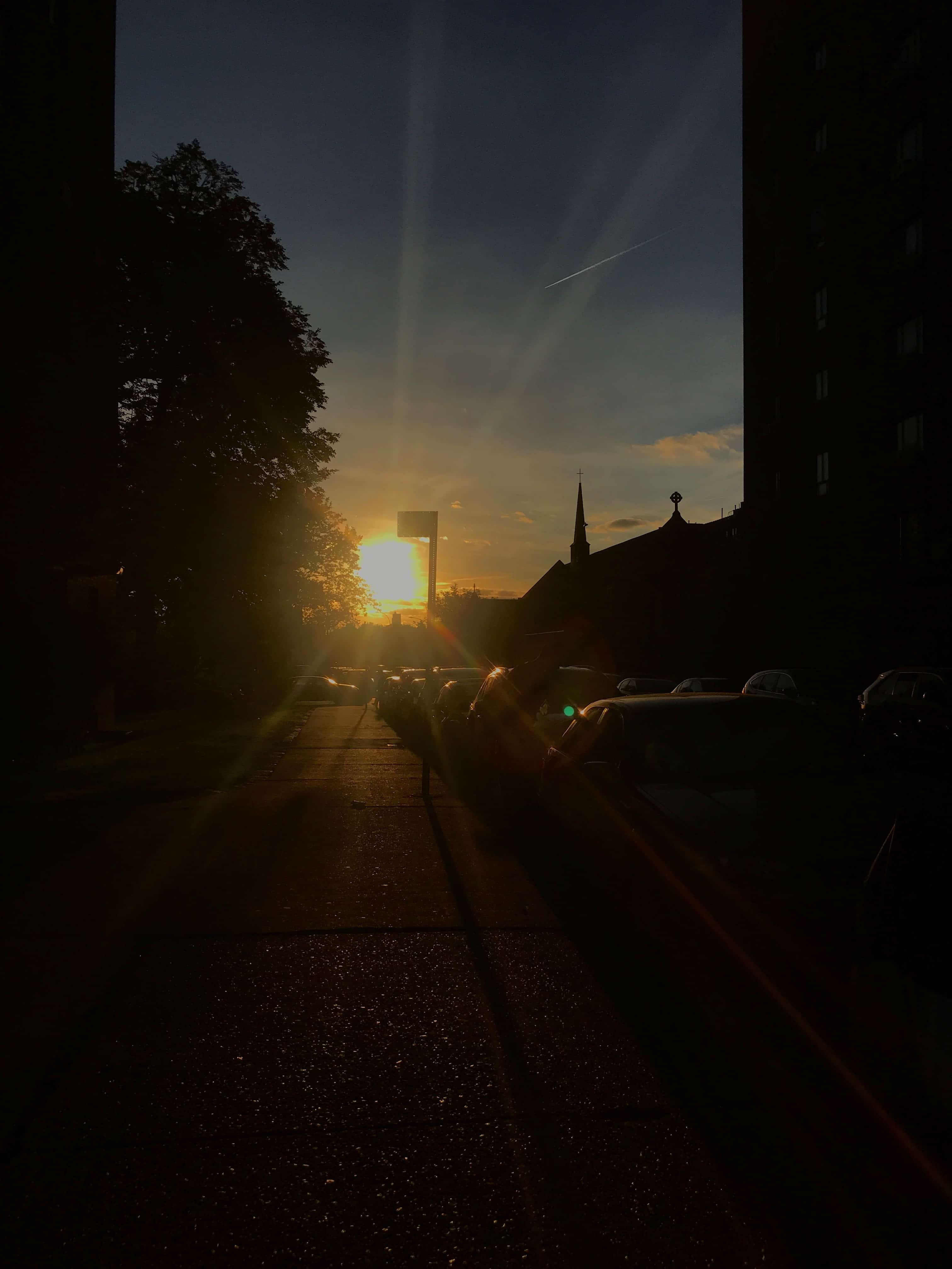 Puesta de sol en El Bronx
