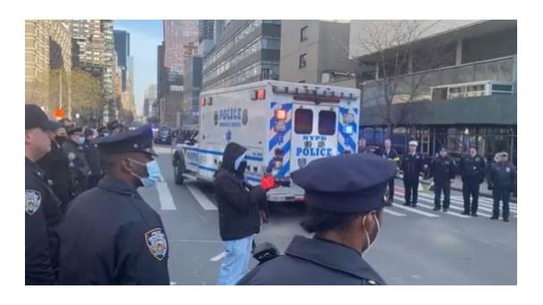 Realizan procesión en honor al policía dominicano asesinado en Nueva York