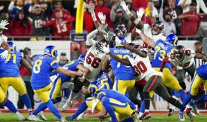 Rams superan 30-27 a Buccaneers y despiden a Brady