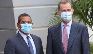 El rey Felipe VI se reúne con el gobernador de Puerto Rico