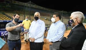 Francisco Camacho destaca sistema de iluminación instalado en el Estadio Quisqueya Juan Marichal
