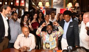 Así celebra David Ortiz su elección a Cooperstown