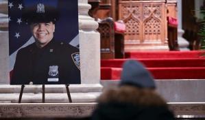 Policías despiden en Nueva York a colega dominicano muerto en tiroteo