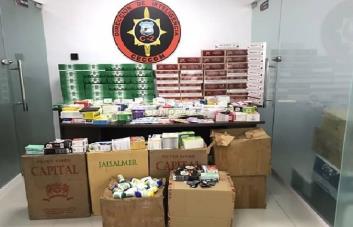 Incautan 62 mil cigarrillos y medicamentos introducidos de forma ilegal a RD