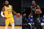 LeBron James y Kevin Durant serán los capitanes en el All-Star de la NBA