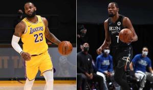 LeBron James y Kevin Durant serán los capitanes en el All-Star de la NBA