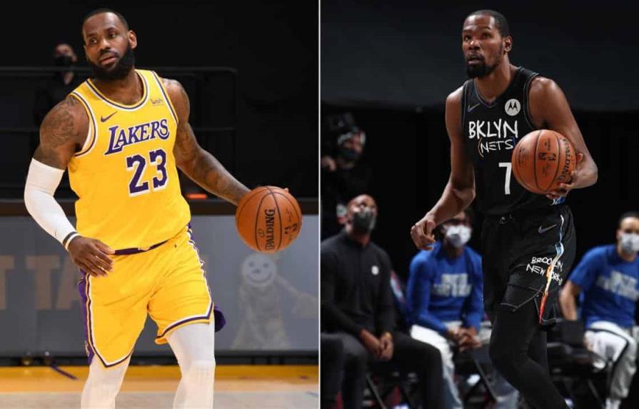 LeBron James y Kevin Durant serán los capitanes en el All-Star de la NBA