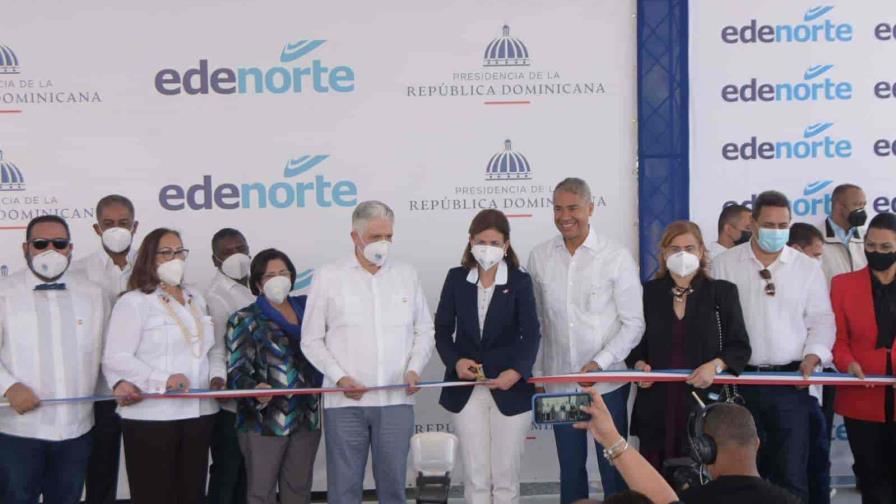 Vicepresidenta Raquel Peña inaugura obras en La Vega y Santiago
