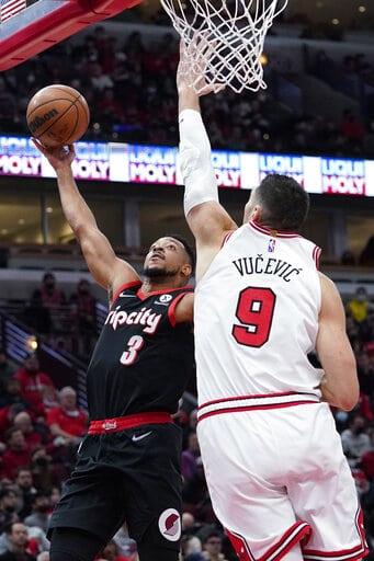 Vucevic y DeRozan dan triunfo a Bulls sobre Trail Blazers