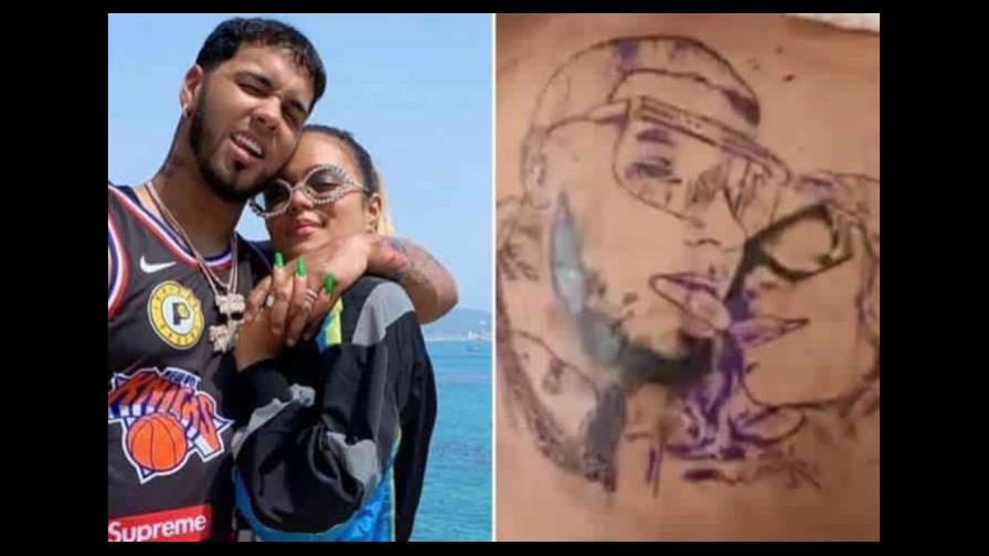 Anuel AA se borra tatuaje de Karol G  y ella vacaciona con sus amigas en República Dominicana