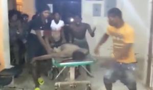 Turba de haitianos irrumpe en hospital de Dajab&oacute;n y se lleva cad&aacute;ver