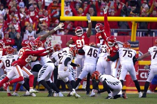 Bengals van al Super Bowl al vencer 27-24 a Chiefs