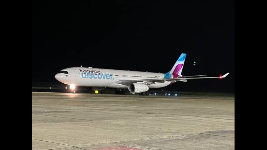 Aerolínea EW Discover inaugura vuelo desde Frankfurt a Puerto Plata