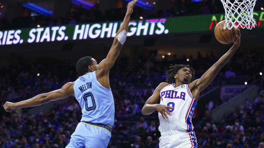 VIDEO | Maxey lidera triunfo de 76ers ante Grizzlies en tiempo extra