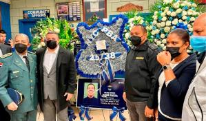 Policía Nacional envía comisión a funeral del oficial dominicano asesinado en NY