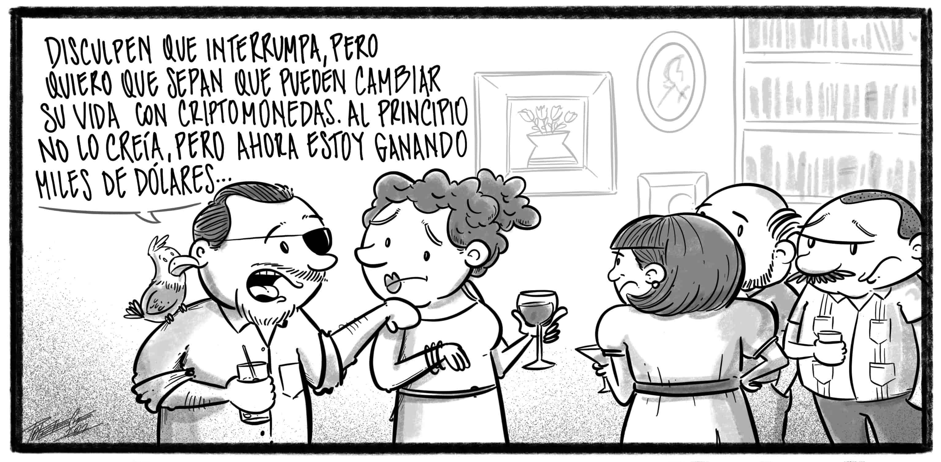 Caricatura de Noticiero Poteleche 2 febrero 2022