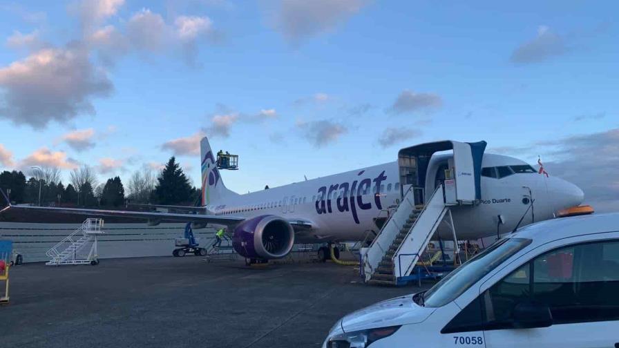 Listo para iniciar sus vuelos el primer avión Boeing bautizado Pico Duarte y de línea aérea dominicana