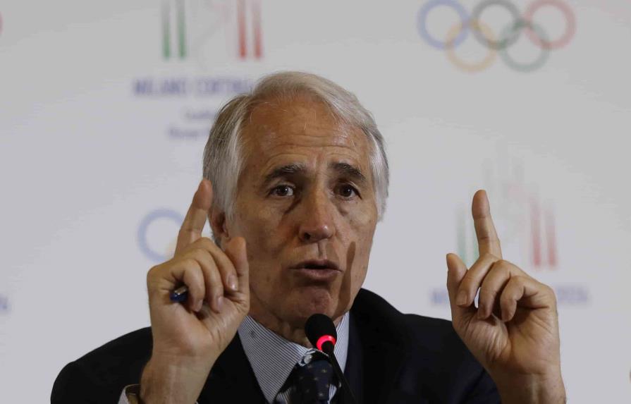 Presidente de Comité Olímpico de Italia, positivo en Beijing