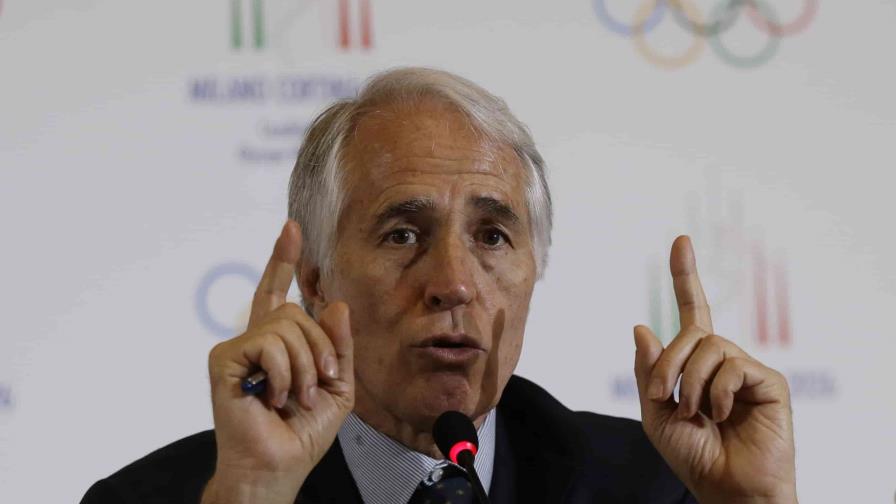 Presidente de Comité Olímpico de Italia, positivo en Beijing Presidente de Comité Olímpico de Italia, positivo en Beijing