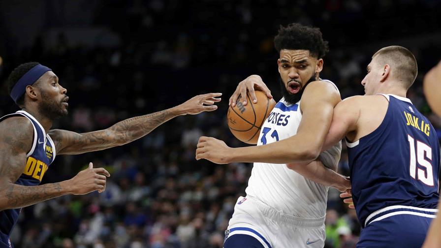 Karl Towns logra doble-doble y Wolves derrotan a Nuggets