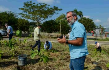 Loyola 79 inicia un bosque Miyawaki de rápido crecimiento