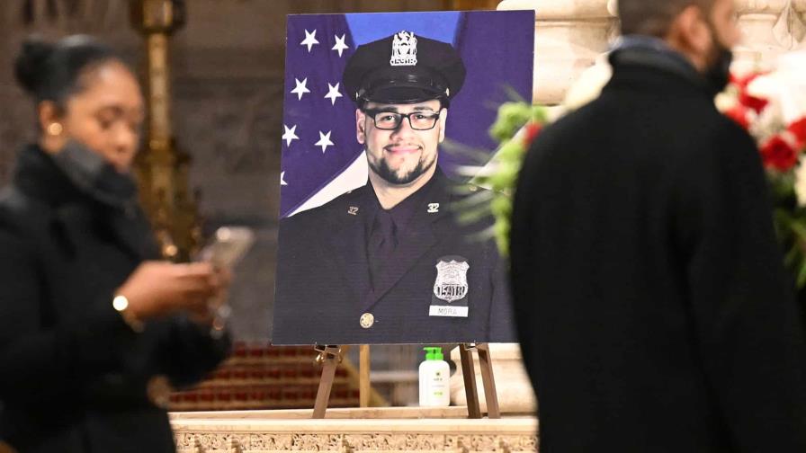 Despiden a policía dominicano asesinado en Nueva York