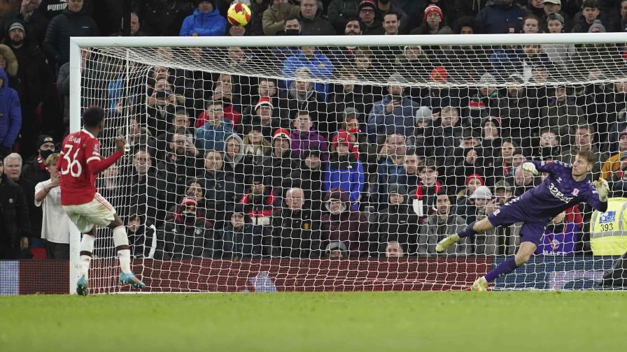 Manchester United cae en penales ante Middlesbrough en Copa inglesa