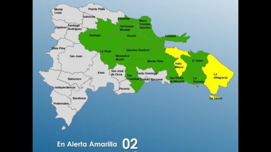 Suben a 16 las provincias en alerta en República Dominicana por posibles inundaciones Suben a 16 las provincias en alerta en República Dominicana por posibles inundaciones