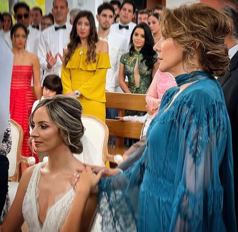 Andreas de Camps junto a su madre Milagros Germán.