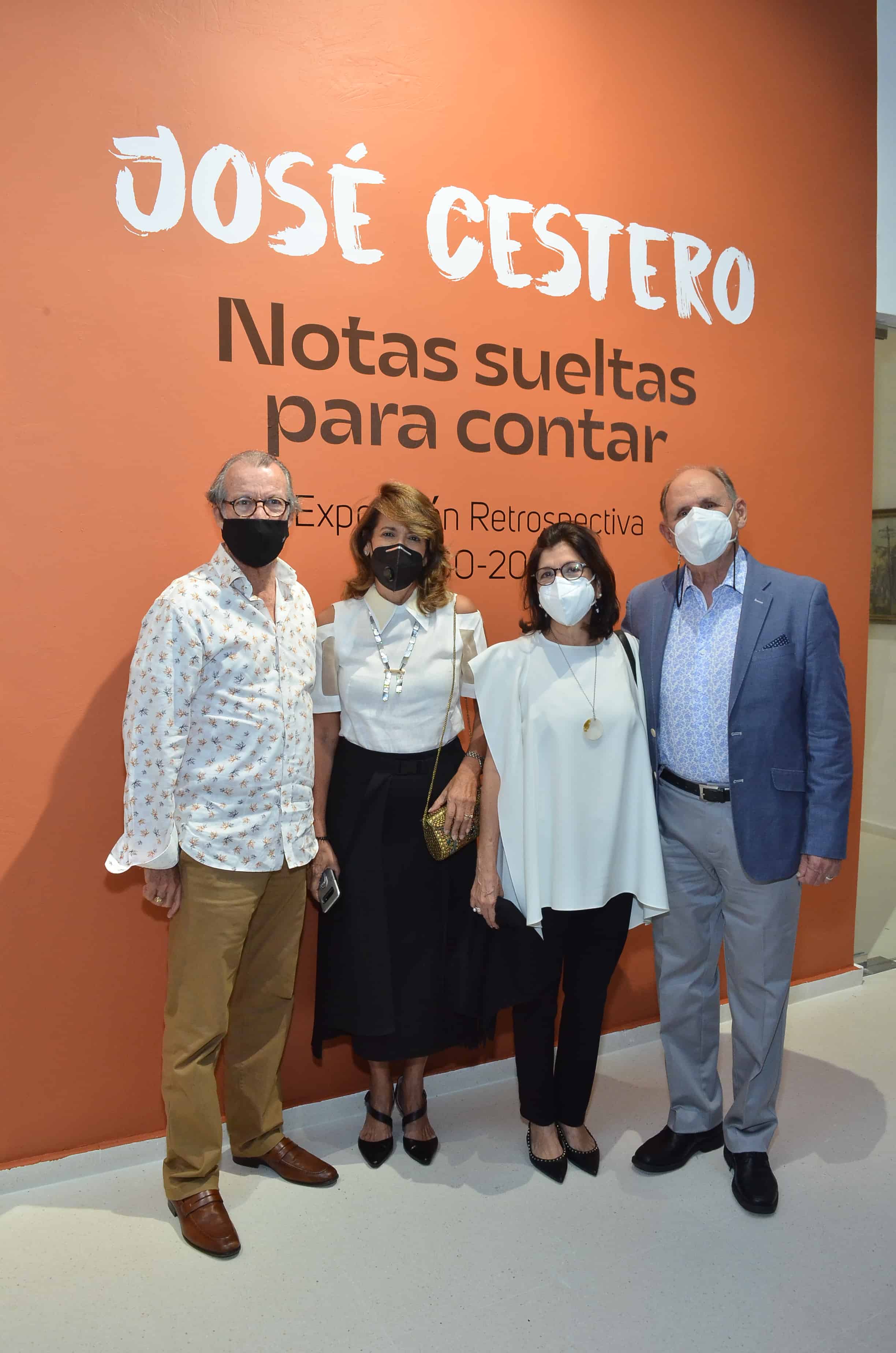 José Mella, Ana Mitila Lora, Sarah Julia Jorge y Eurípides Roques.