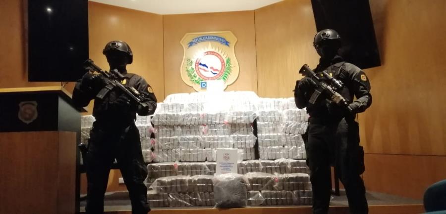 DNCD dice se han incautado 45 toneladas de drogas durante gobierno de Abinader
