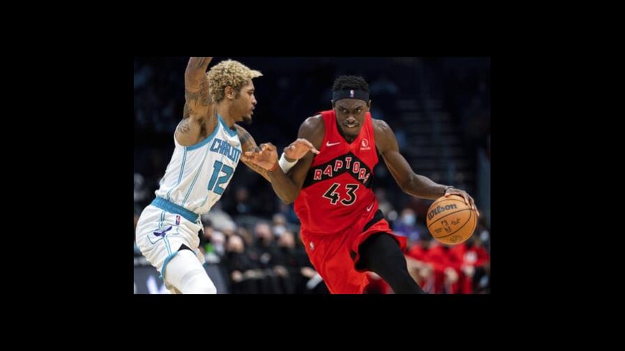 De la mano de Siakam, Raptors superan 116-101 a Hornets